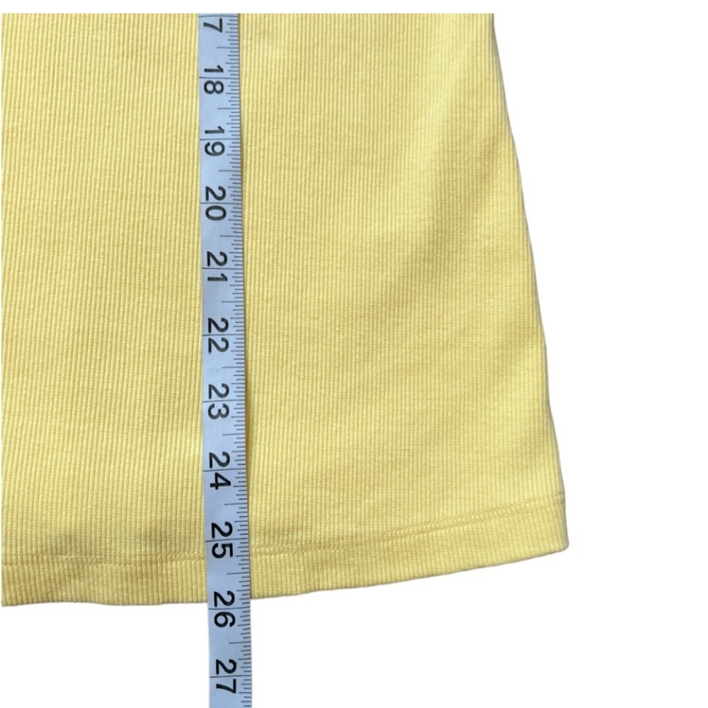 Maeve Pale Yellow Tie-Shoulder V-Neck Tank Top - Picture 5 of 9